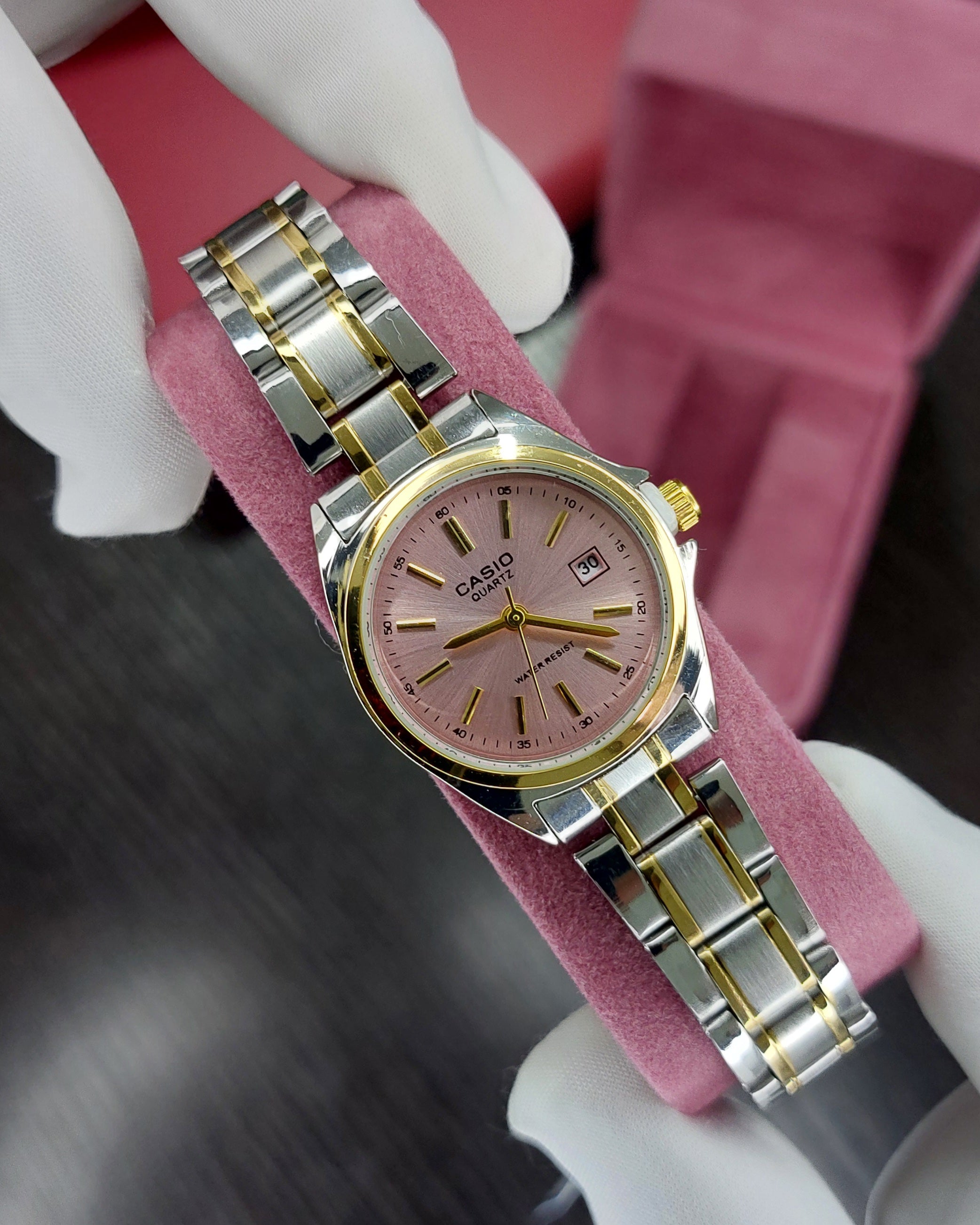 Montre "CASIO" Quartz "Two Tone"